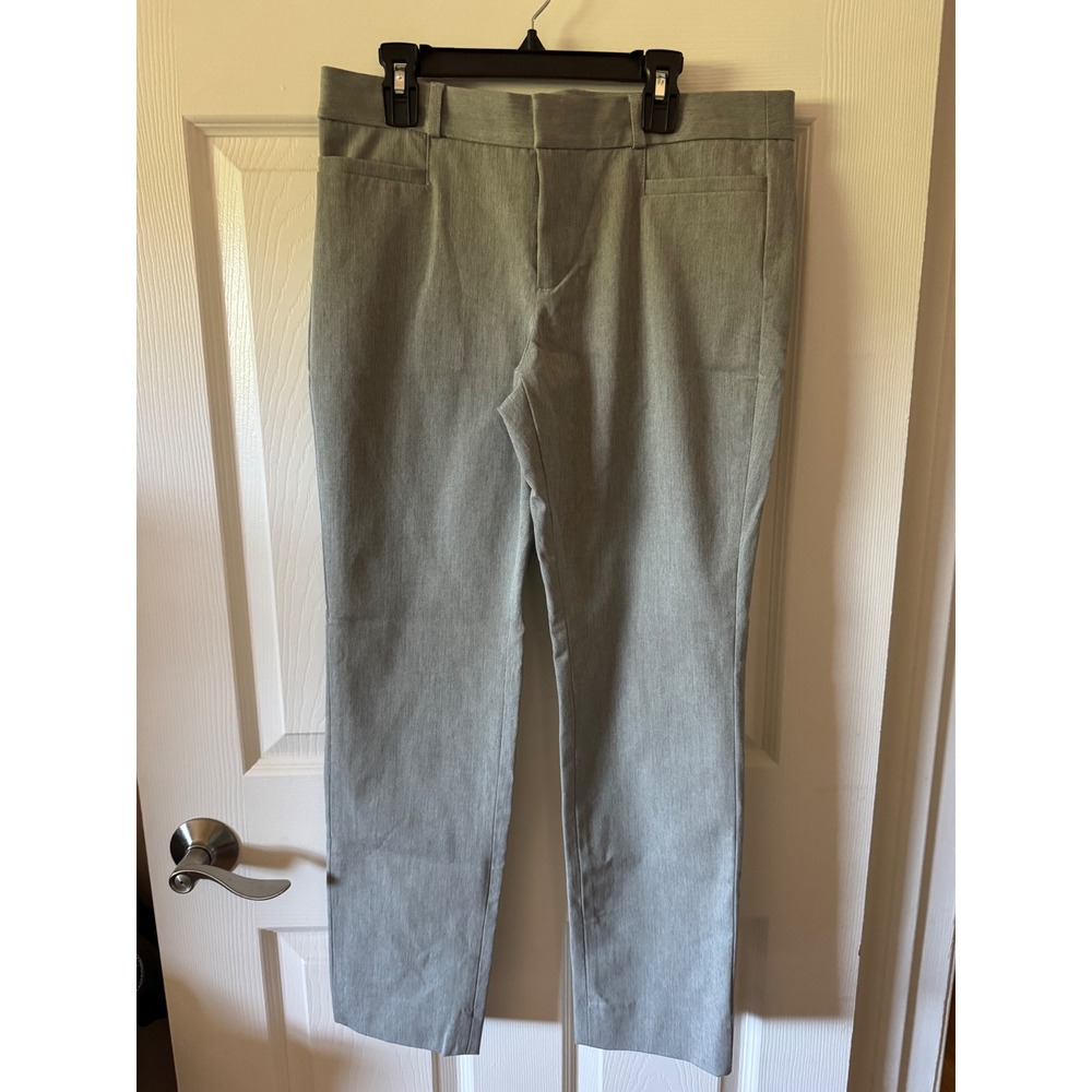 NWT Banana Republic Sloan Dress Pants Women 6 Grey Slim Mid Rise Ankle‎ Stretch